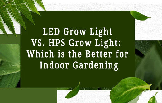 LED Grow Light  VS. HPS Grow Light:  Which is the Better for  Indoor Gardening