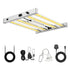PHLIZON (PRO-2000)PHX4 240W Full-spectrum Daisy Chain Dimmable LED Grow Light Veg and Bloom Light for 2x2ft 3×3ft